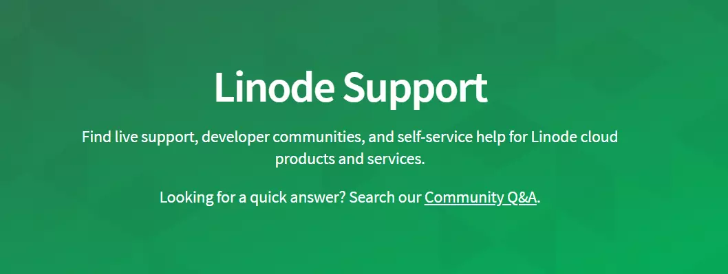 Linode Support